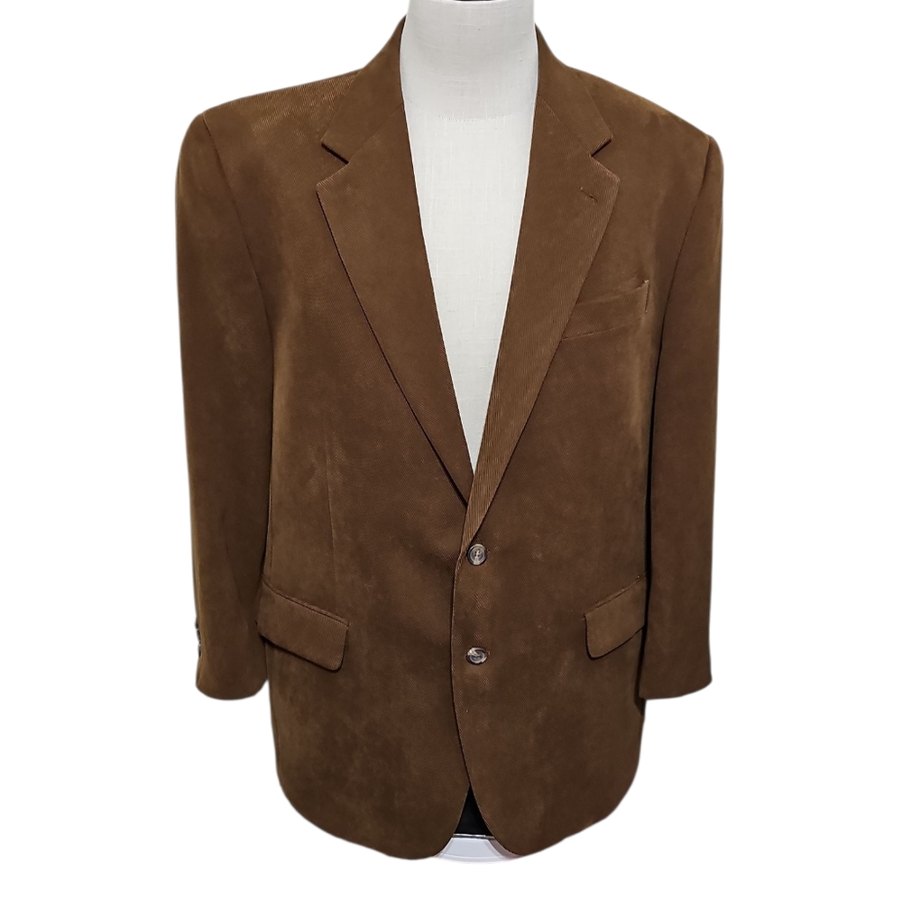 Alan Flusser Corduroy Brown Sports Jacket
